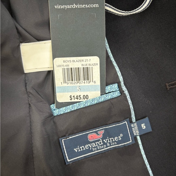 Vineyard Vines Boys Blue Blazer - Picture 2 of 2